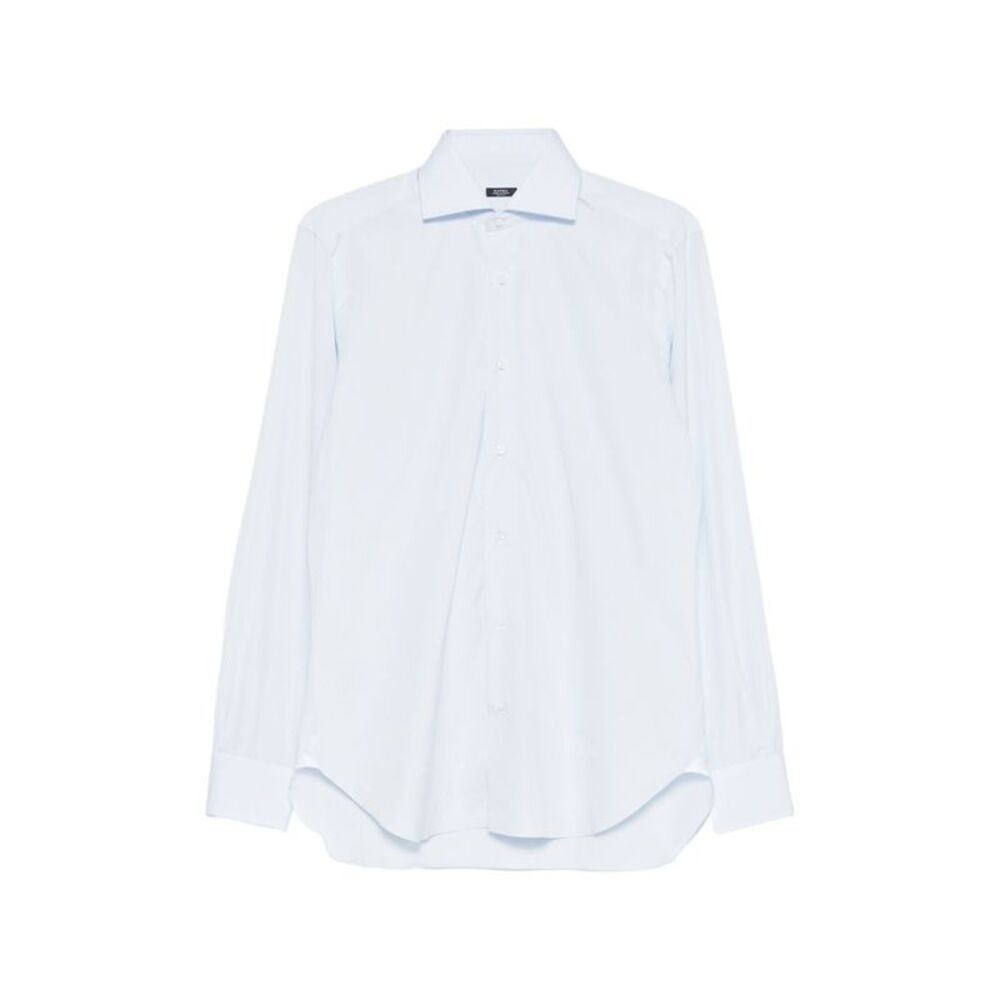 Barba Men Cotton Poplin Shirt